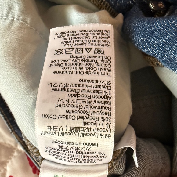 J Crew tall slim wide jean with stacked buttons - two pairs, size 28T - Picture 8 of 8